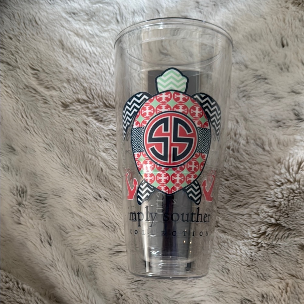 Tervis Simply Southern Red and Blue Coffee Tumbler - Picture 1 of 4